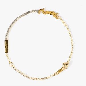 Special sale!! Today!! Saint Laurent Gold and Silver Chain Bracelet